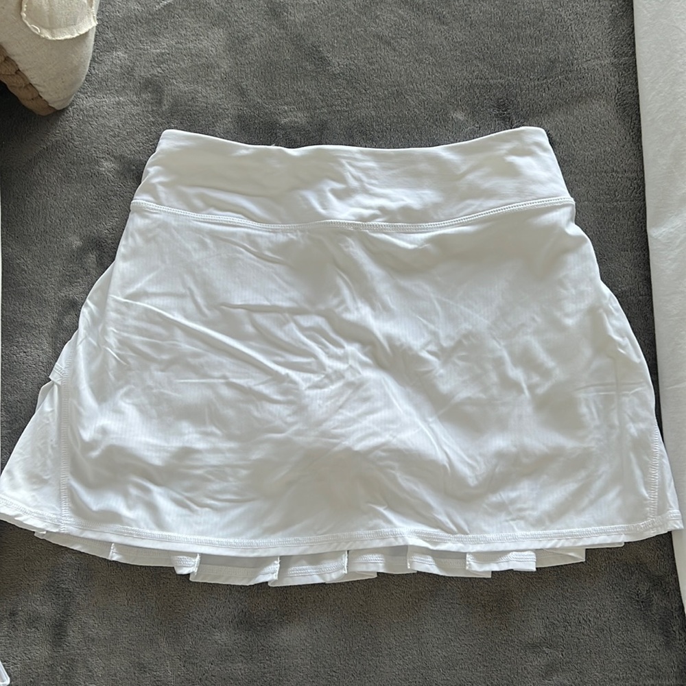 White Lululemon Ruffle Tennis Skirt *Tall